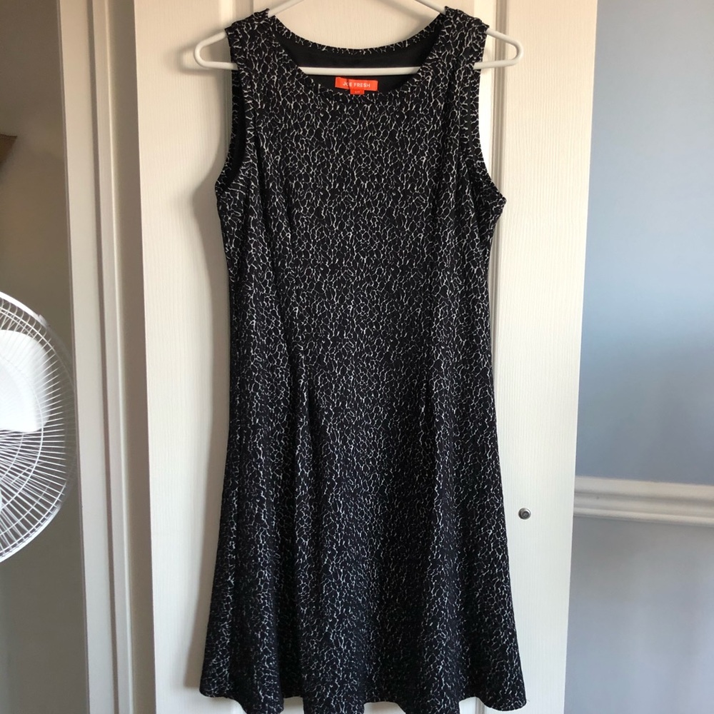 ✨5 for $20✨ JF black and white fit and flare dress